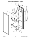 Refrigerator door parts