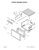 Upper drawer parts