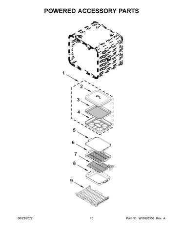 Powered accessory parts