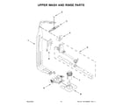 Jenn-Air JDPSS246LM1 upper wash and rinse parts diagram