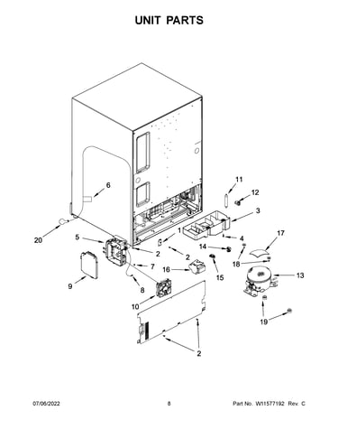 Unit parts