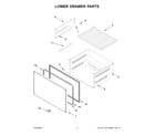 KitchenAid KUDF204KPA00 lower drawer parts diagram