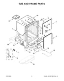 Tub and frame parts