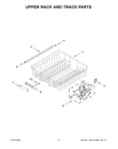 Upper rack and track parts