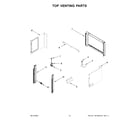 Whirlpool WOC75EC7HS20 top venting parts diagram