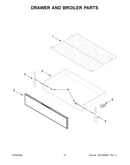 Drawer and broiler parts