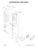 Refrigerator liner parts