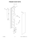 Freezer door parts