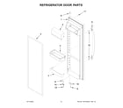 Amana ASI2175GRW08 refrigerator door parts diagram