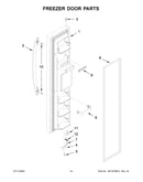 Freezer door parts
