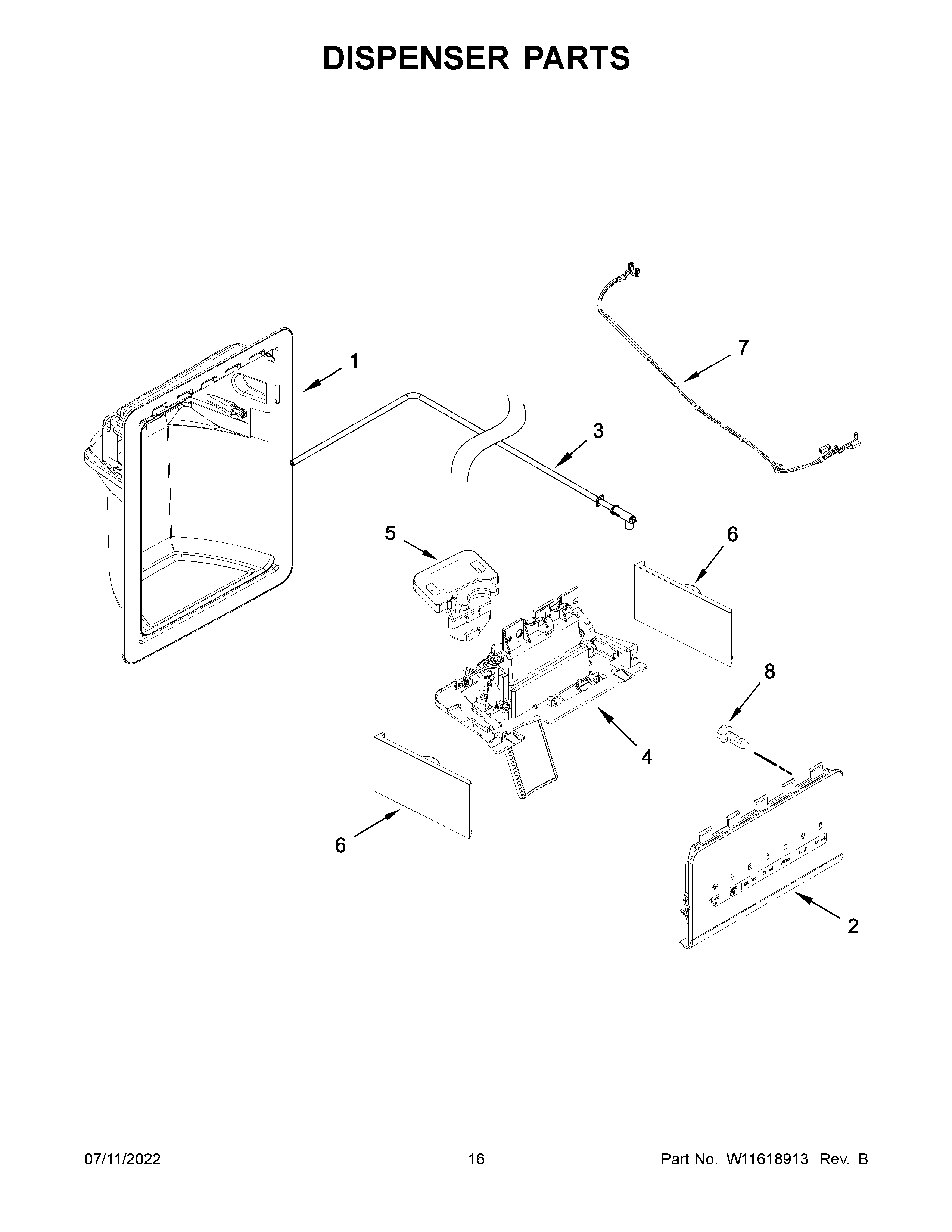 Dispenser parts