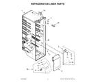 KitchenAid KRSC700HPS04 refrigerator liner parts diagram