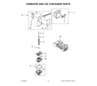 KitchenAid KRSC700HBS04 icemaker and ice container parts diagram