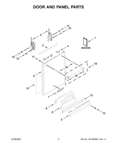 Door and panel parts