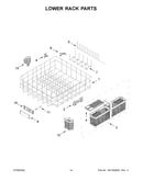 Lower rack parts