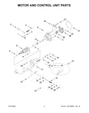 Motor and control unit parts