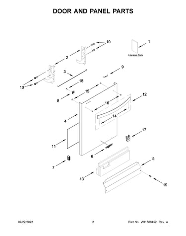 Door and panel parts