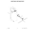 Whirlpool WDT730HAMZ0 upper wash and rinse parts diagram