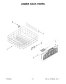 Lower rack parts