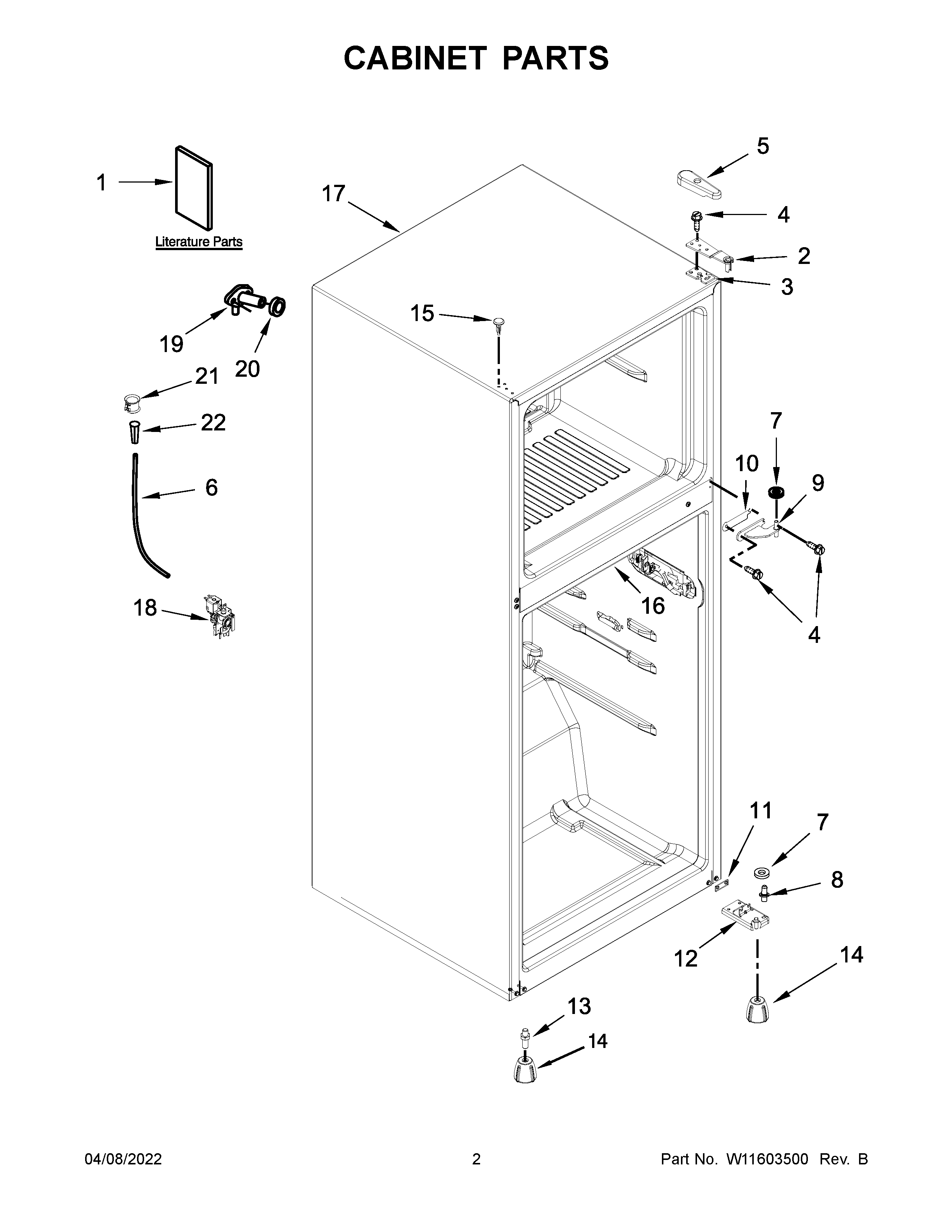 Cabinet parts