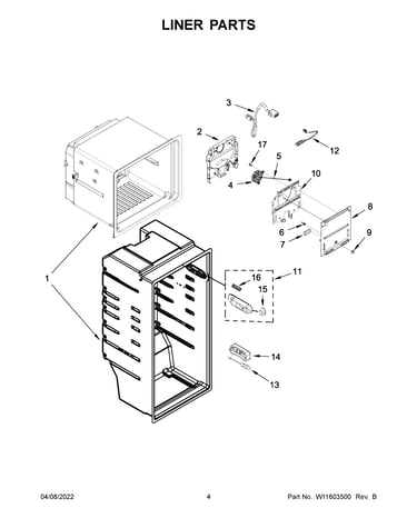 Liner parts