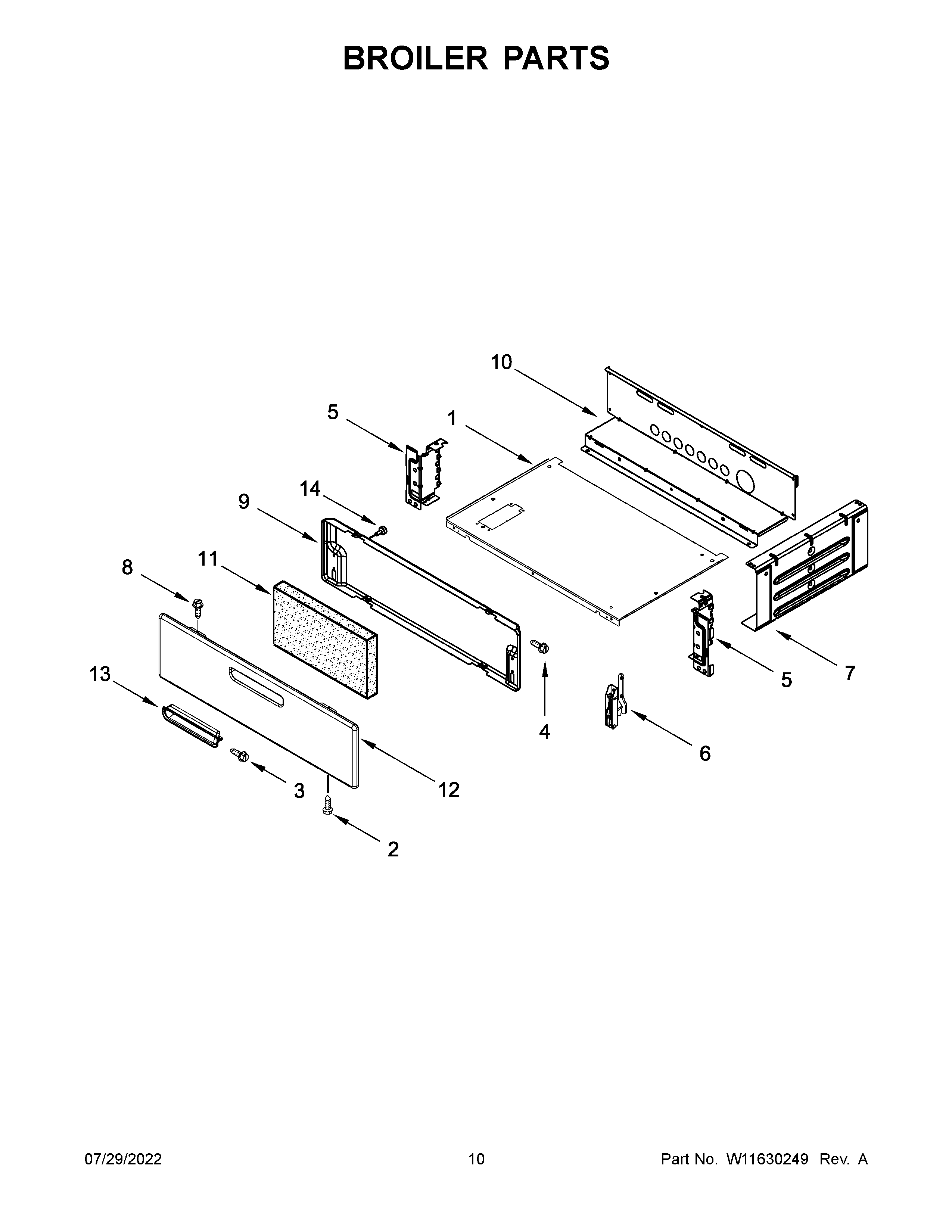 BROILER PARTS