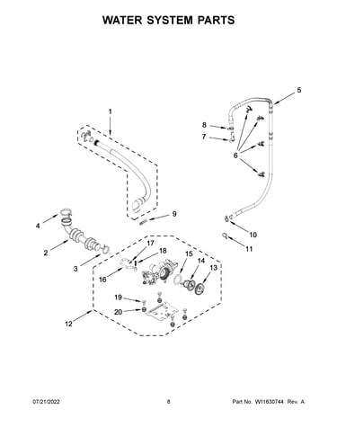 Water system parts