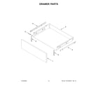 Maytag MGR8800FZ2 drawer parts diagram
