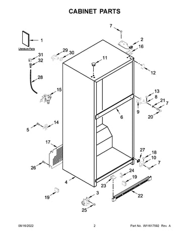 Cabinet parts