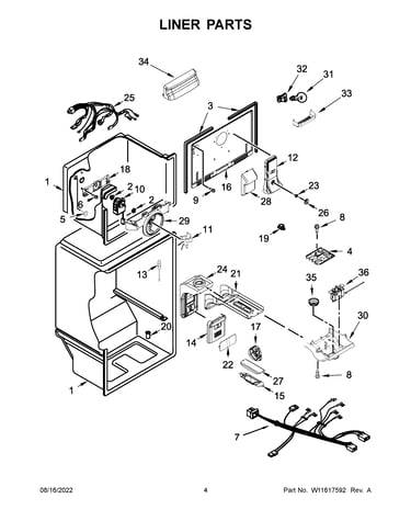 Liner parts
