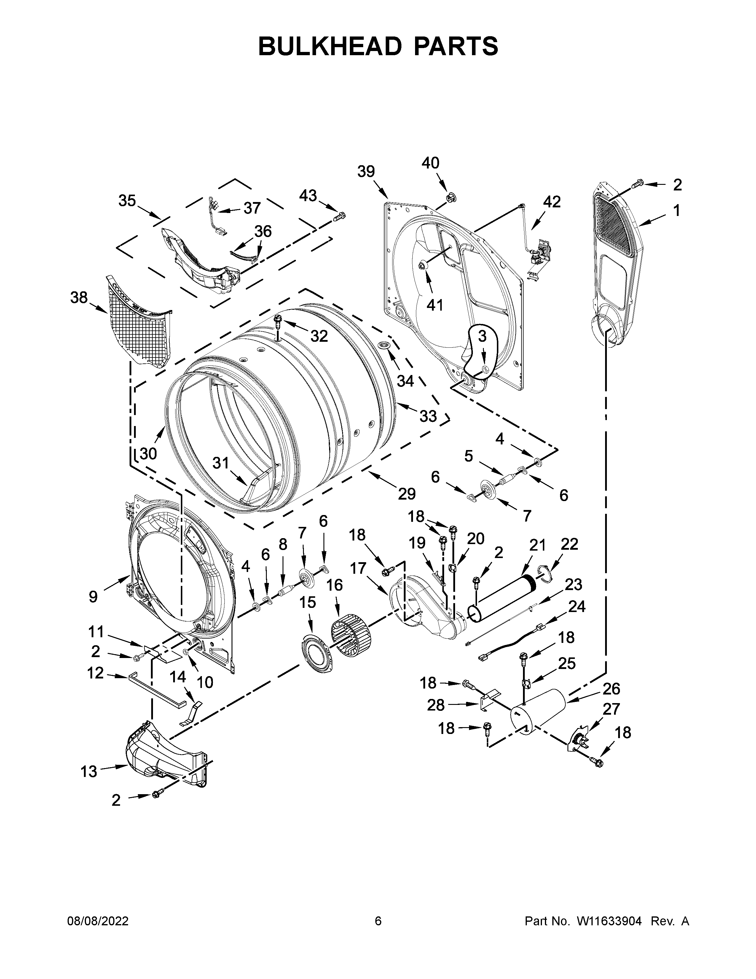 Bulkhead parts