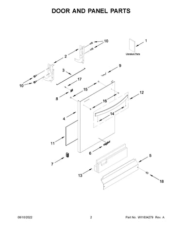 Door and panel parts
