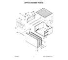 Jenn-Air JUDFP242HX01 upper drawer parts diagram