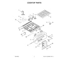 KitchenAid KSGG700ESS6 cooktop parts diagram