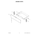 Whirlpool WFG535S0LS4 drawer parts diagram