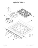 Cooktop parts