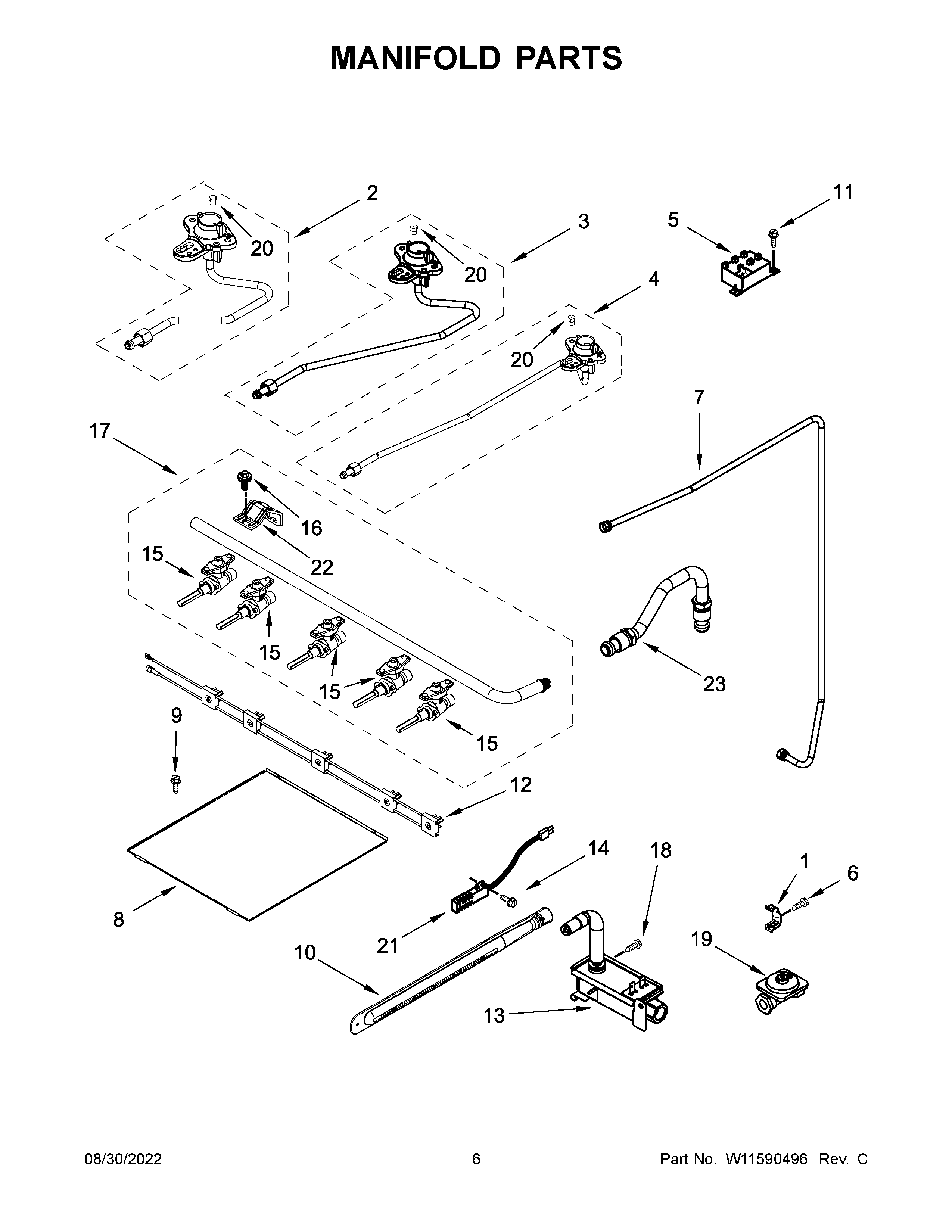 MANIFOLD PARTS