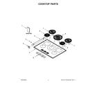 KitchenAid KCIG550JSS01 cooktop parts diagram