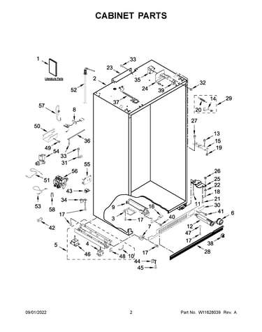 Cabinet parts