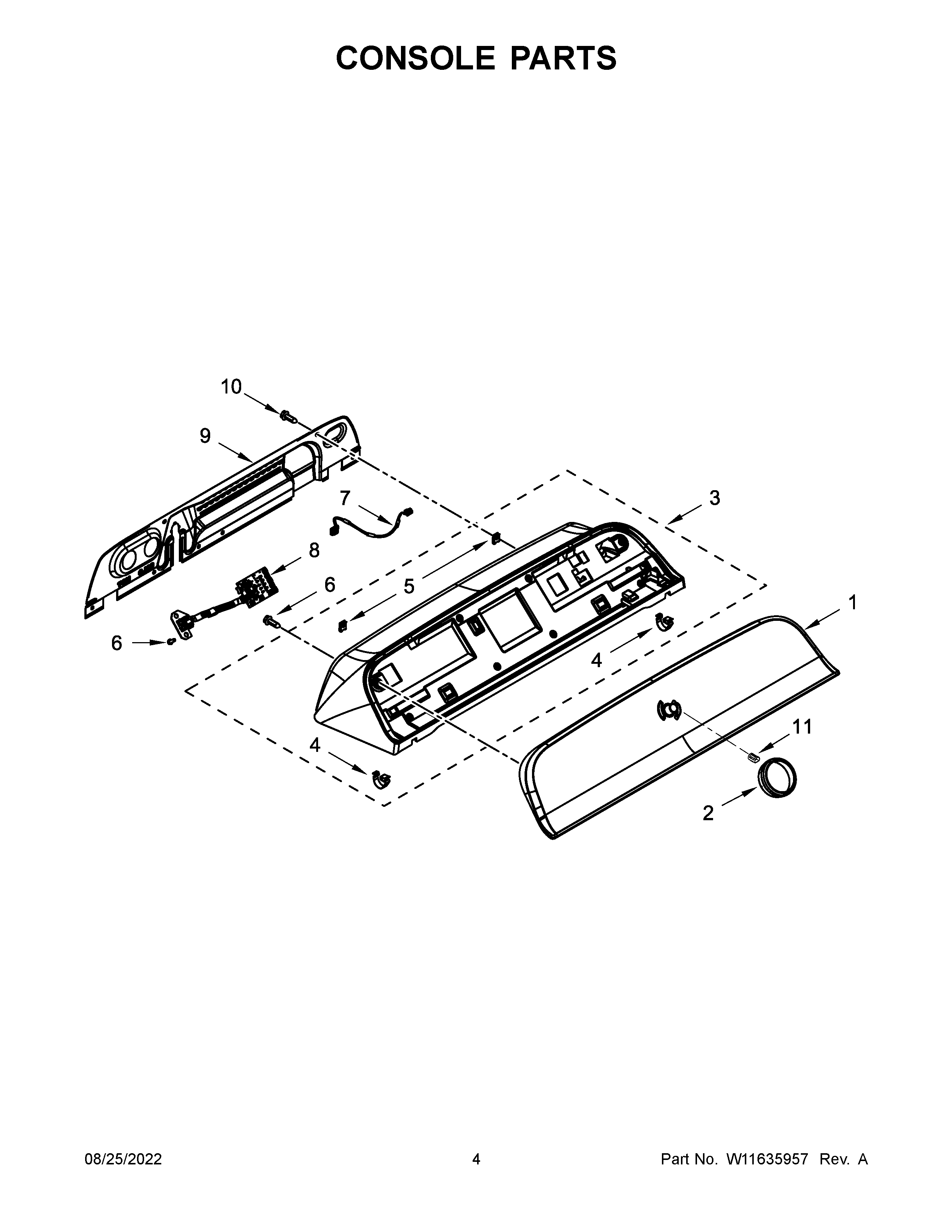 CONSOLE PARTS