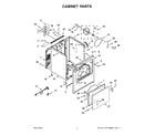 Maytag YMED5030MW0 cabinet parts diagram