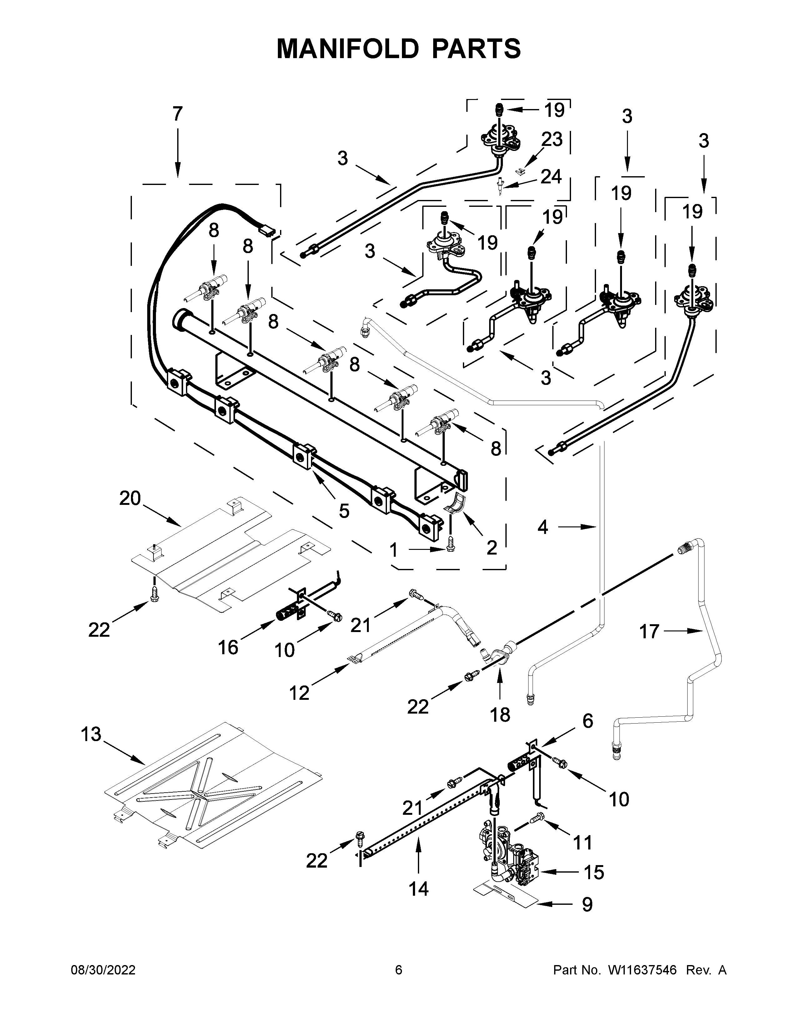 MANIFOLD PARTS