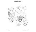 Whirlpool WGG745S0FE02 chassis parts diagram