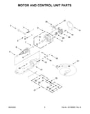 Motor and control unit parts