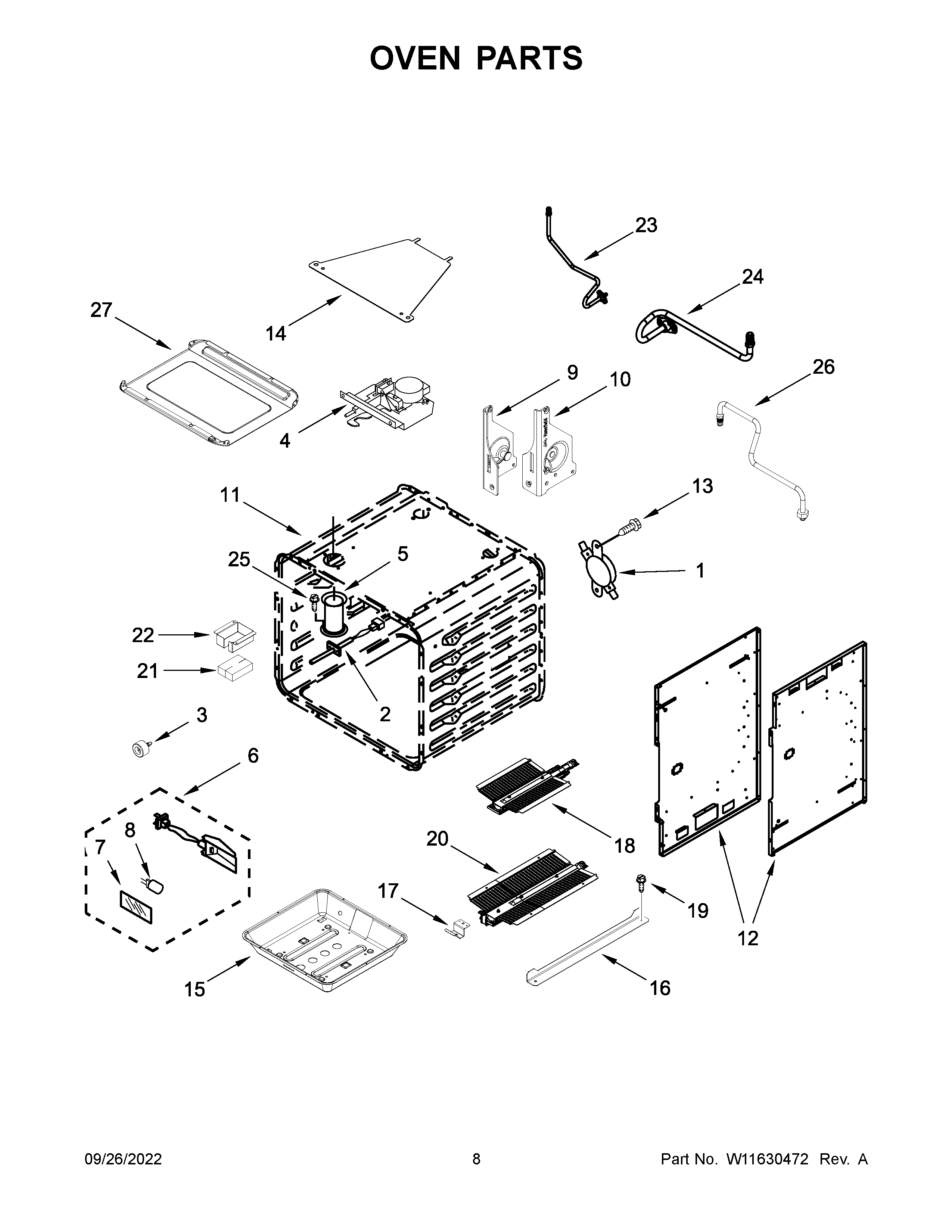Oven parts