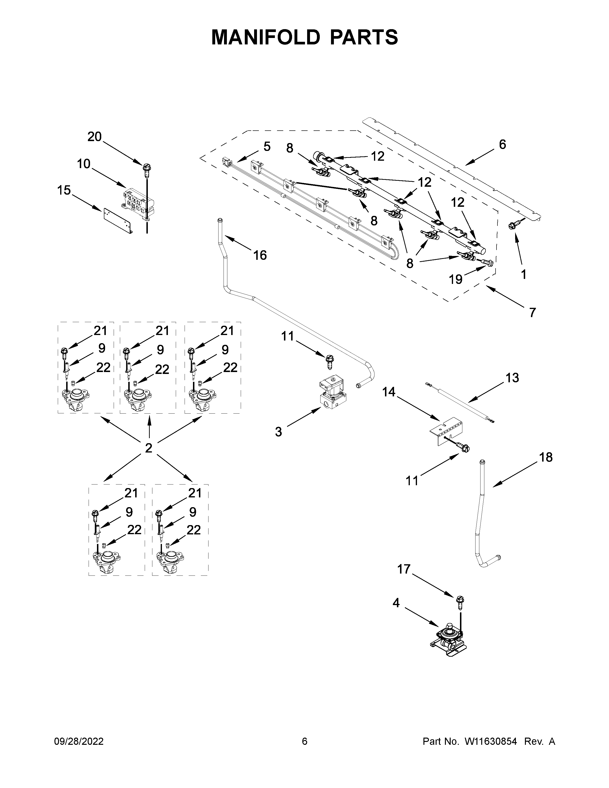 Manifold parts