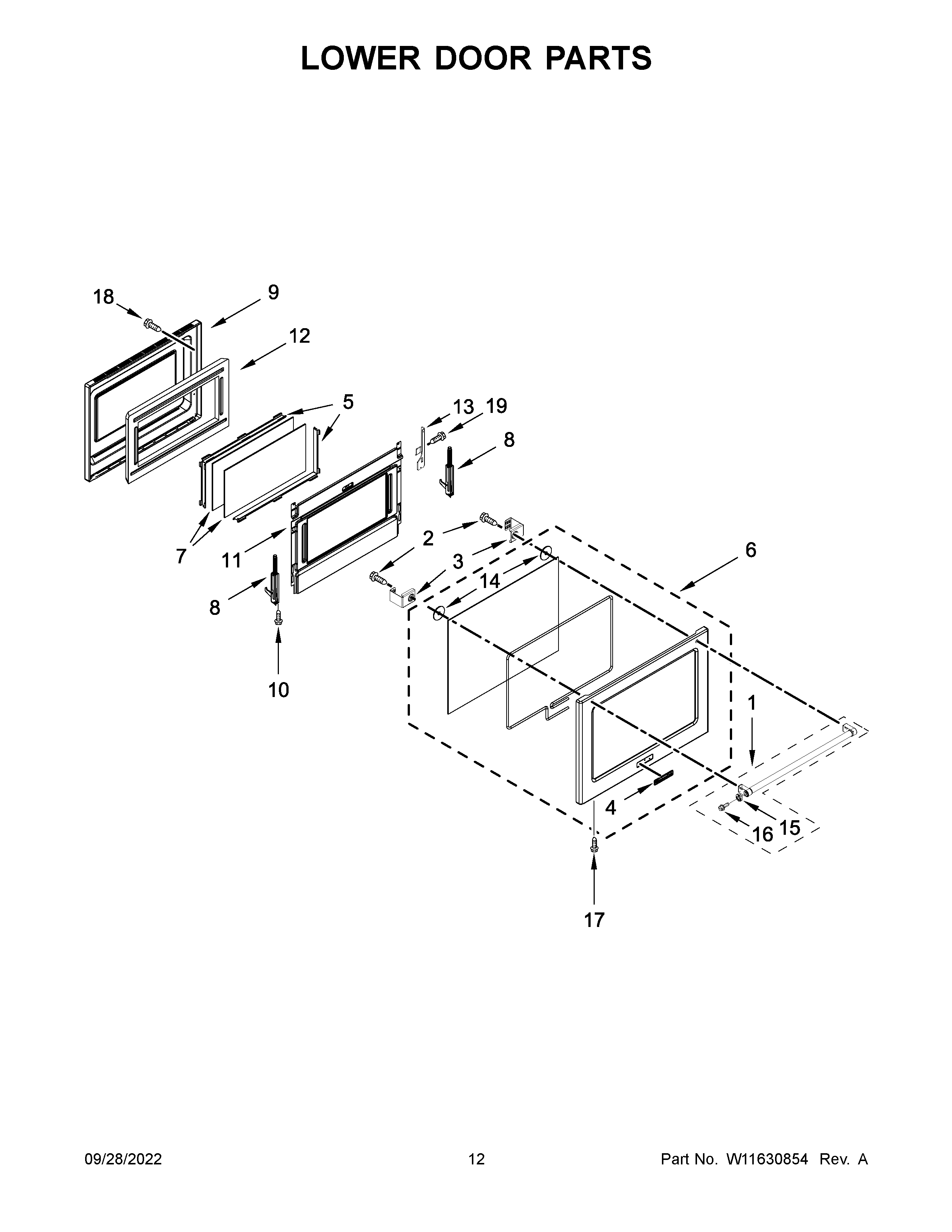 LOWER DOOR PARTS