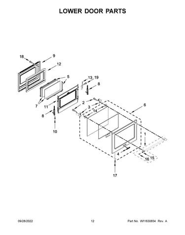Lower door parts