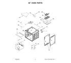 KitchenAid KFGC558JSS05 30" oven parts diagram