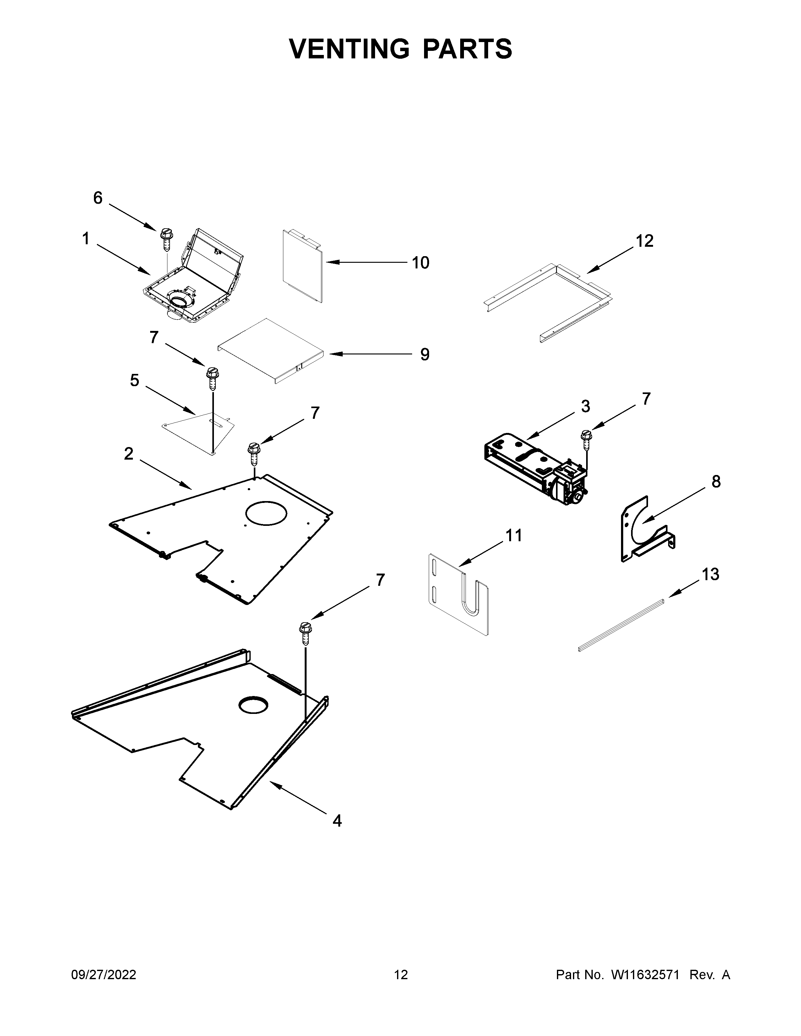 Venting parts